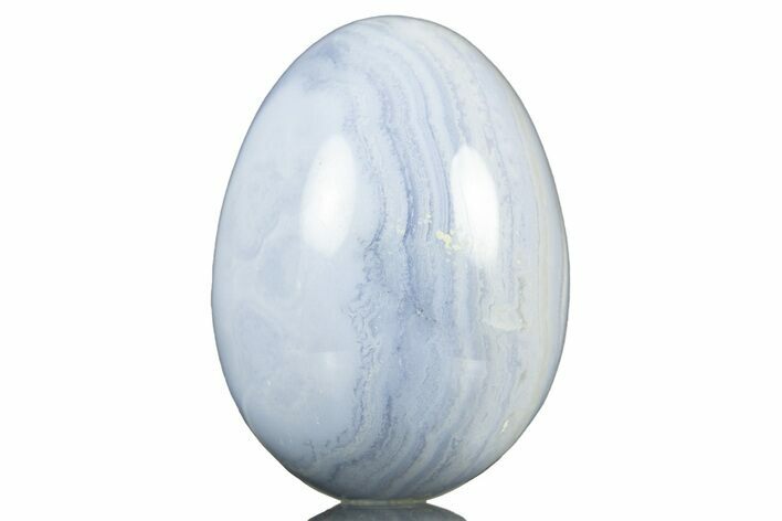 Amazing, Polished Blue Lace Agate Egg - Namibia #308751